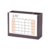 Multifunctional Desk Pen Organiser with 2026 Monthly, Plum