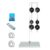 Multifunctional Physics Teaching Tool Pulley Apparatus with Stand Hooks and Scale for Classroom Experiments for Laboratory Pulley Systems