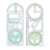 Multifunction Geometry Ruler, Clear Template Measuring Tool for Classroom