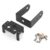 Multifunction Servo Motor Bracket Steering Head Mount Kit for Robot Accessories DIY Robotics Projects Camera Robot Arm Aluminum Alloy Material Large Rotation Two Degree of Freedom