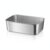 Multipurpose Stainless Steel Square Container with Lid, Stackable Metal Food Storage for Lunches, Leftovers, and Pantry Organization (1 Piece)