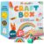 Mumaloo Craft Box for Kids – 10 Creative Arts and Crafts for Kids Ages 4-8, Fun, No Mess Educational Preschool & Homeschool Art Projects, Toddler Crafts Kit Supplies, 3 4 5 6 7 8 Year Old Girls & Boys