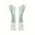 Mumuly 1‑Pair Durable Rubber Latex Housework Gloves for Dishwashing Cleaning(Lvse kuanko)