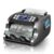 MUNBYN IMC22 Money Counter Machine Mixed Denomination, Dual-Display, CIS/UV/IR/MG Counterfeit Detection Bill Counter, USD, MXN, EUR, CAD Cash Counter for Business, Merchant, 2Y Protect (Black)