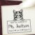 Munchkin Cat from the Classroom of Teacher Stamp, Duo Hand Mount