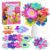 MUNDIDO Poke in Fun Art Flower Bouquet, Mess Free Paper Craft Kits for Kids, DIY Creative Activity Gifts for 6 7 8 9 10 Year Old Girls, Birthday Gifts for Girls Boys Age 5-12