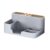 MUNEFE 12 Grid Desktop Storage Box, Multifunctional Pencil Holder,Plastic (Grey)