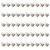 MUNEFE 50Pcs Hollow Binders Clips,32Mm Strong Clamping Clips,Metal (Bronze)