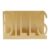 MUNEFE Desktop Metal Mail Holder, Cutout Letter Holder, Iron (Gold)
