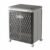 Mupingfenglan Folding Laundry Basket Laundry Hamper Storage Cart With Double Compartment Ventilated PP Body Folding Rolling Design With Lid And Wheels suitable for, Black, Tall