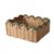 Mupingfenglan Rope Lace Storage Basket Woven Bin Organizer Container Tote Rectangular Frame For Toys Pet Supplies Throws Suitable for kids room living room dorm office, Small