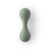 mushie Silicone Baby Shaker Rattle Toy | Ages 3+ Months (Dried Thyme)