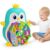 Musical Penguin Learning Toys for 1 Year Old Boy, Bilingual Educational Toys for 1-3 Year with 5 Themes, Sound & Light, First Word Teaching for 12-18 Months, 1st First Birthday Boy Girl Gifts