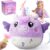 Music Crawling Toy for Baby 6-12 Months, Unicorn Tummy Time Toys & Floor Play Infant Stuffed Animal Toy with Volume Adjustable/Rechargeable/Record, Baby Remote Control Sensory Toy Girl Gift Set