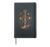 Musician Concert Vibrant Creative Guitar Space Hardcover Journal, Black