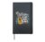 Music is my happy place Music Musician Singer Instrument Hardcover Journal, Black