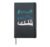 Music playing piano pianist I love music notes Hardcover Journal, Black