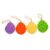 MUSISALY 4pcs Bath Exfoliating Sponge Honeycomb Body Scrubber Water Drop Shape for Adults and Multi-Color Shower Skin Massager Bathing Accessories Random Color