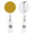 Mustard Yellow Sturdy Badge Reel, ID Badge Holder Clip