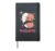 Musubae Kawaii Bae Love Funny Sushi Japanese Food Musubi Hardcover Journal, Black