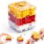 MUUHU 2-in-1 Fidget Spinner Maze Cube, Spining Fidget Toys for Kids Adults Teen Boys Stress Relief ADHD Anxiety Handheld 3D Puzzle Cube Brain Teaser Games Office Desk Cool Gadgets (3 Level)