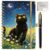 Muzuis Black Cat Spiral Notebook Black Cat Gifts for Women Journal 200 Pages A5 Lined with Inner Pocket and Pen Cats Lovers Mom Lady Gifts Journal Notebook