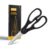 Muzziz Kitchen Scissors All Purpose, Heavy Duty Stainless Steel Kitchen Shears for Food, Herbs, Meat, Fish with Soft Comfort Grip Handle – 8.7-Inch Black