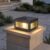 MVBT Solar Post Lights Outdoor Waterproof, 9.8″ Square Solar Column Lights