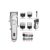 MVNOIRE All-Metal Barber Hair Clipper Professional Electric Trimmer Men Cordless Cutter Machine Cut Magic Rechargeable