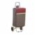 MVQJSUCI Shopping Cart Utility Trolley Grocery Cart Foldable Carrier Rolling Bag with Multi-Functional Cart and Space-Saving Storage Suitable for Seniors Home, Grey