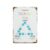 MWRFKJOB Cognitive Behavioral Model Chart Vintage Tin Metal Sign Psychology Educational Thought Feeling Action Diagram Wall-Art 8 X 12 in