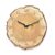 MXDLYHHHT Accurate Timekeeping Nordic Creative Wall Clock Living Room Bedroom Office Silent Wooden Annual Ring Art Clocks Silent Operation(A)