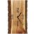 MXDLYHHHT Accurate Timekeeping Wood Grain Wall Clock Silent Rectangle Easy to Read Clocks Decorative for Living Room Decor Silent Operation(A)