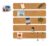 Mxlvst 5 PCS Felt Pin Board Bar Strips Self Adhesive Small Cork Strip