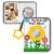My First Book Of Photos,My Family And Baby Photo Album, Photo Book For Baby Holds 17 4×6 Photos,Toddler Photo Album With Safety Mirror (Yellow)