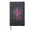 MY LIBRARY CARD IS A WAND WITH UNLIMITED MANA Hardcover Journal, Black