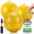 Mysora 3 Pcs Large Fly Trap Balls Hanging Fruit Fly Traps Outdoor Adhesive Insect Balls with a Sticky Coating Glue Air Pump Insect Catch Sticky Bug for Farm Orchard Deerflies Mosquito (Yellow)