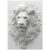 Mystery Lion Puzzles 1000 Pieces for Adults, Unique Wildlife Nature Animal Art Challenging Jigsaw Puzzles, Aesthetic White Lion Puzzles for Adults