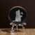 MysticGlitz 3D Laser Engraved Cats Crystal Ball – 2.36″ (60mm) K9 Crystal Sphere with Silver Metal Stand, Cute Cat Catching Butterfly Figurine, Healing Home Office Decor & Gifts for Cat Lovers