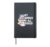 My Summer Is Booked Books Reading Book Reader Bookworm Nerd Hardcover Journal, Black