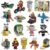 Myth Qholve Italian Brain Rot Unique Cartoon Characters Building Blocks 16 in 1 Educational & Entertaining Gift Idea for Adults