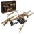 Myth Qholve Pterosaur Dinosaur Skeleton Building Blocks Detailed Fossil Model with Adjustable Wings & Joints STEM Learning Construction Toy Educational Gift for Kids Teens and Paleontology Fans