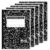 Mzj.Office Marble Composition Notebooks, Wide Ruled, 5-Pack_100 Sheets