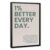 MZLJAPAGN One Percent Better Day Motivational Growth Mindset Poster
