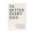 MZLJAPAGN One Percent Better Day Motivational Growth Mindset Poster