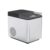 MZRYCKG Stainless Steel Ice Machine Home Milk Tea Shop Automatic Dormitory Mini