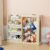 NACHES Kids Bookshelf Toy Shelf Stuffed Animal Storage Kids Toy Organizer for Kids Bedroom Playroom (Natural, 95x34x80cm)