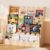 NACHES Montessori Kids Bookshelf Scalloped Toddler Display Shelf