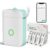NADAIIN Portable Mini Wireless Thermal Printer Compatible for Android/iOS Smartphones, Wireless Thermal Paper Printer Suitable for Office, Home, Kitchen, School, Small Business with 4 Rolls Tape