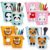 Nagpew 4 Pack Standing Pencil Case, Cute